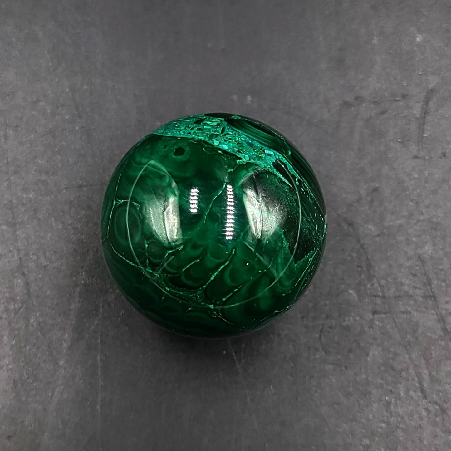 Malachite Sphere 30mm 55g - Elevated Metaphysical