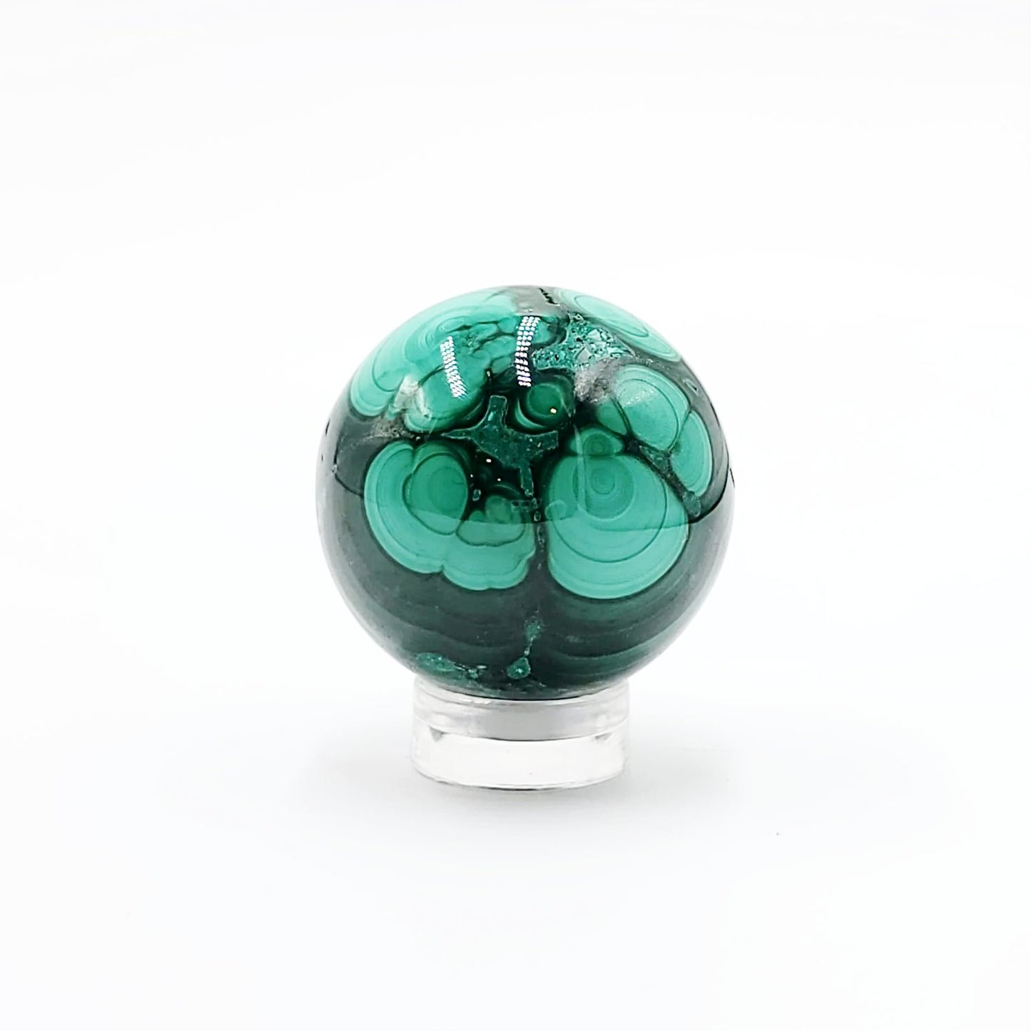 Malachite Sphere 30mm 55g - Elevated Metaphysical