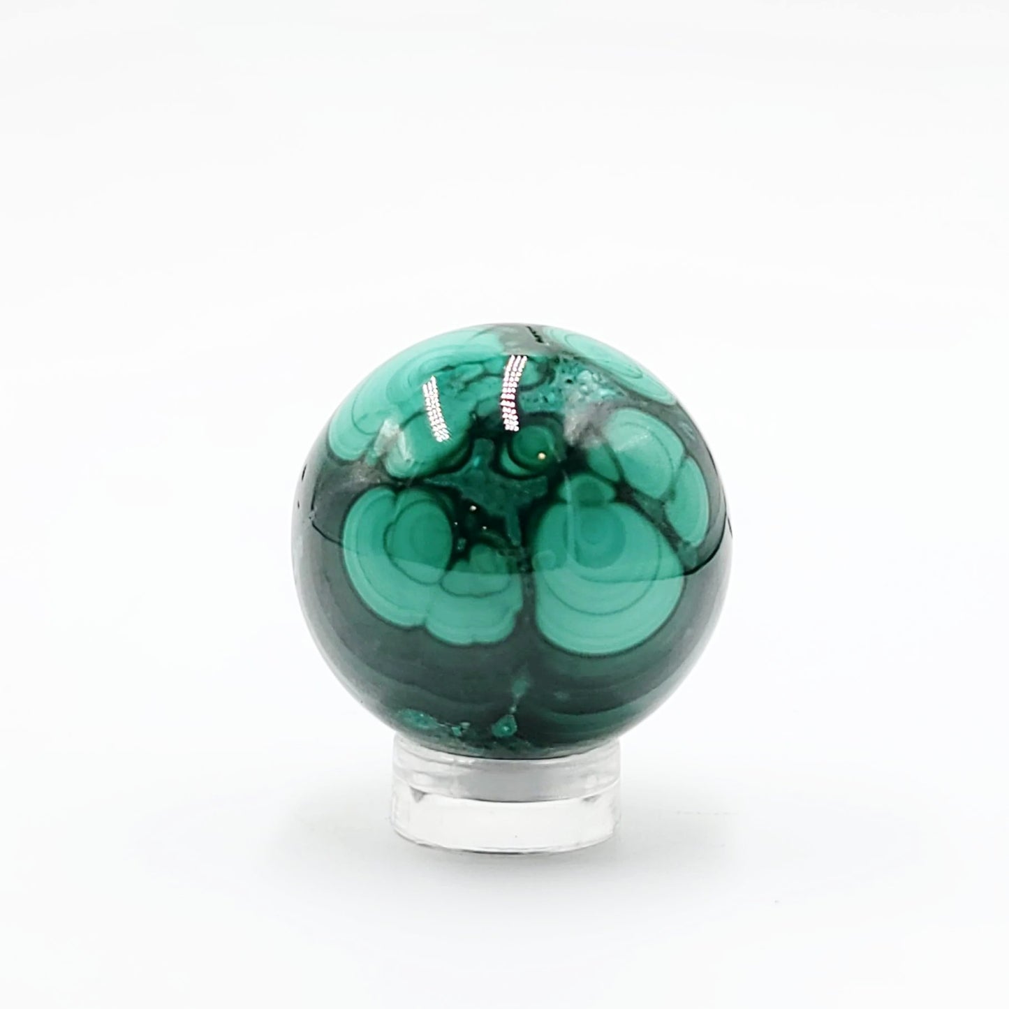 Malachite Sphere 30mm 55g - Elevated Metaphysical