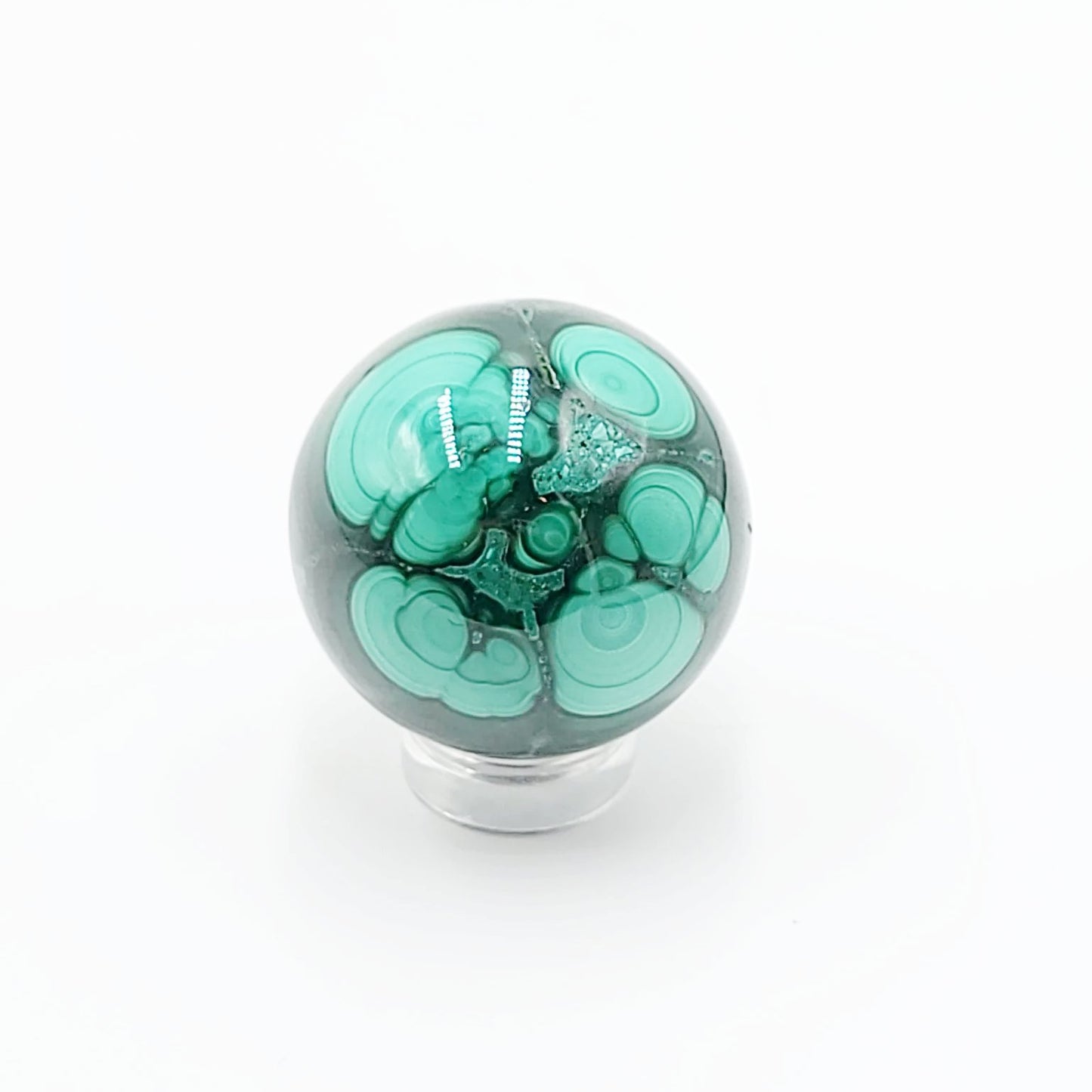 Malachite Sphere 30mm 55g - Elevated Metaphysical