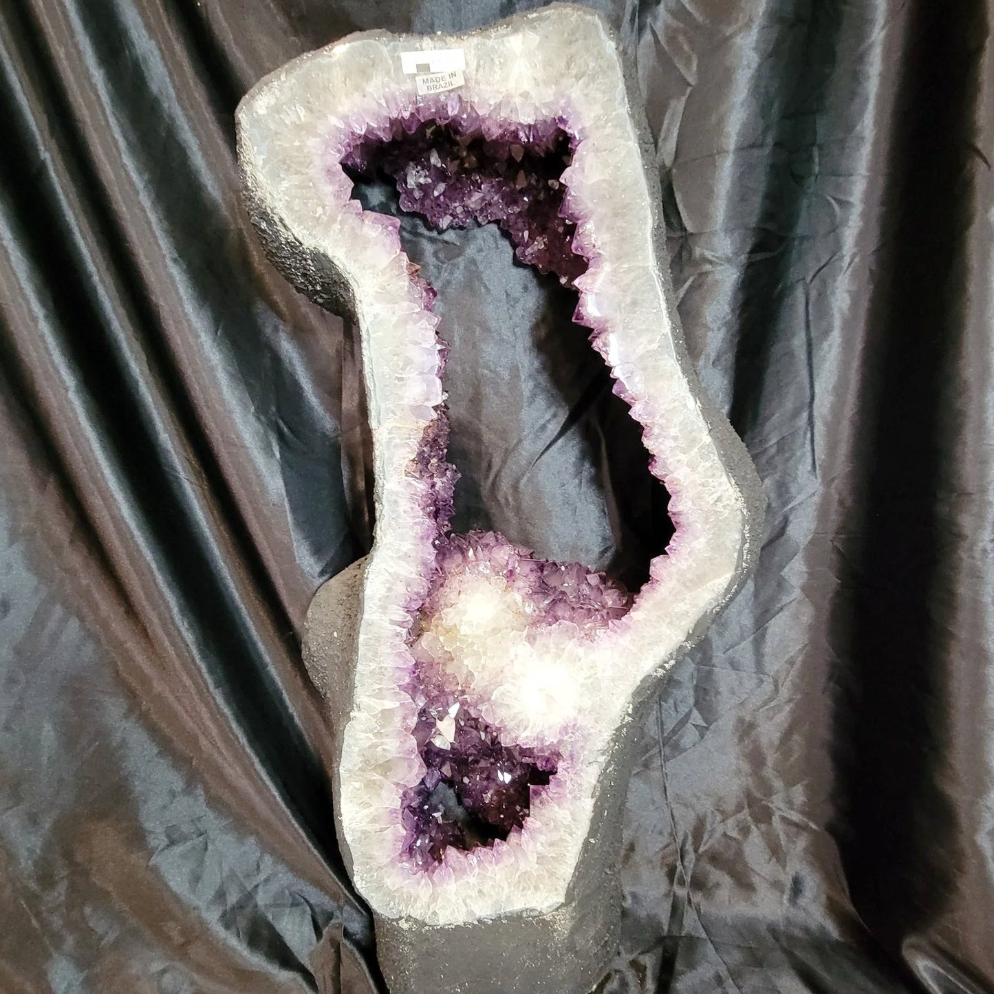 Amethyst Portal Window Amethyst Geode Polished 30" 76cm 16.3lbs 7.4kg