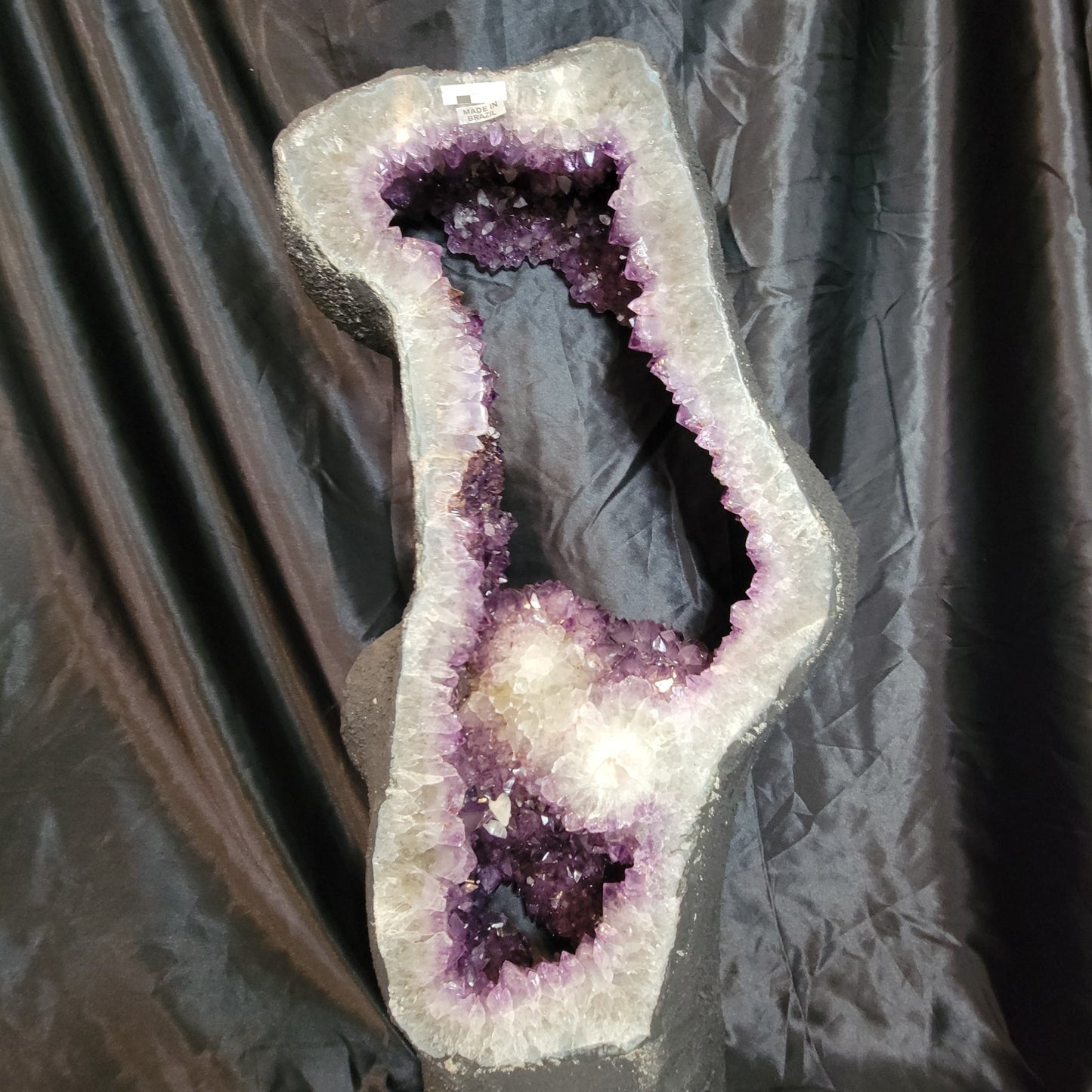 Amethyst Portal Window Amethyst Geode Polished 30" 76cm 16.3lbs 7.4kg