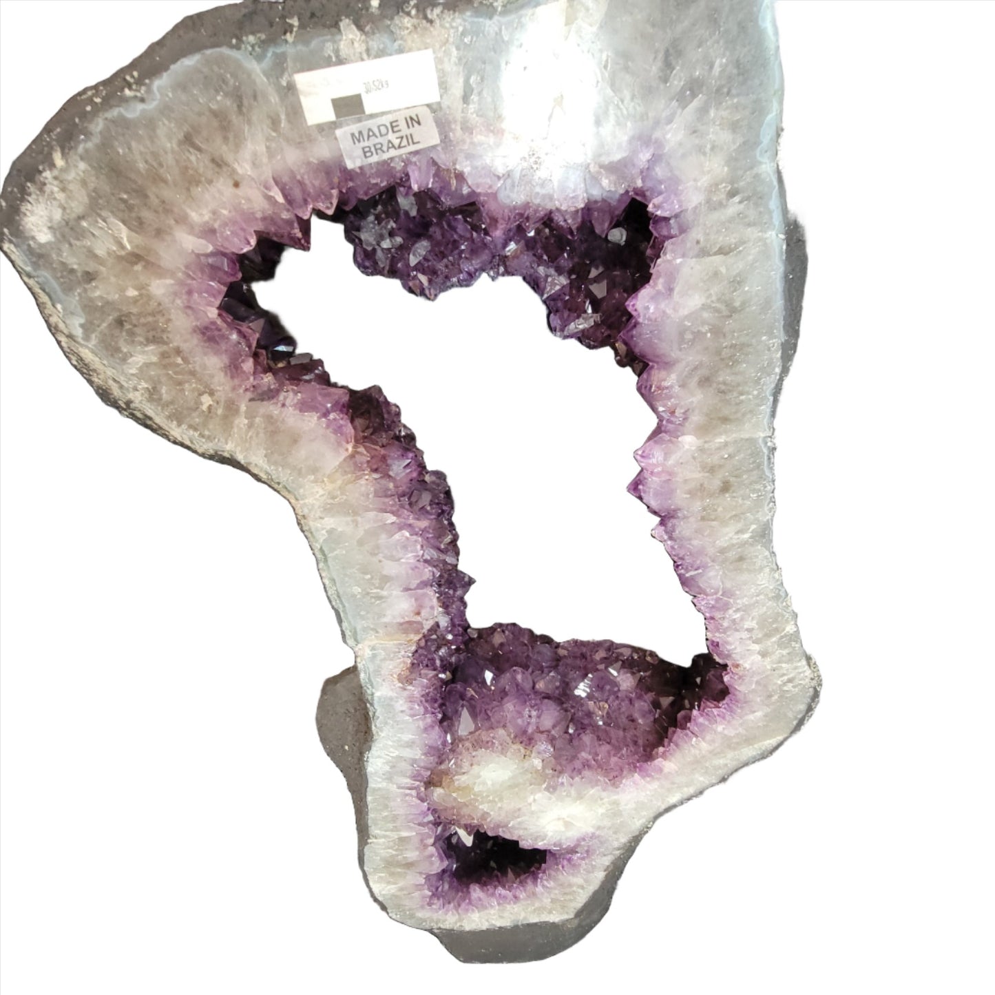Amethyst Portal Window Amethyst Geode Polished 30" 76cm 16.3lbs 7.4kg