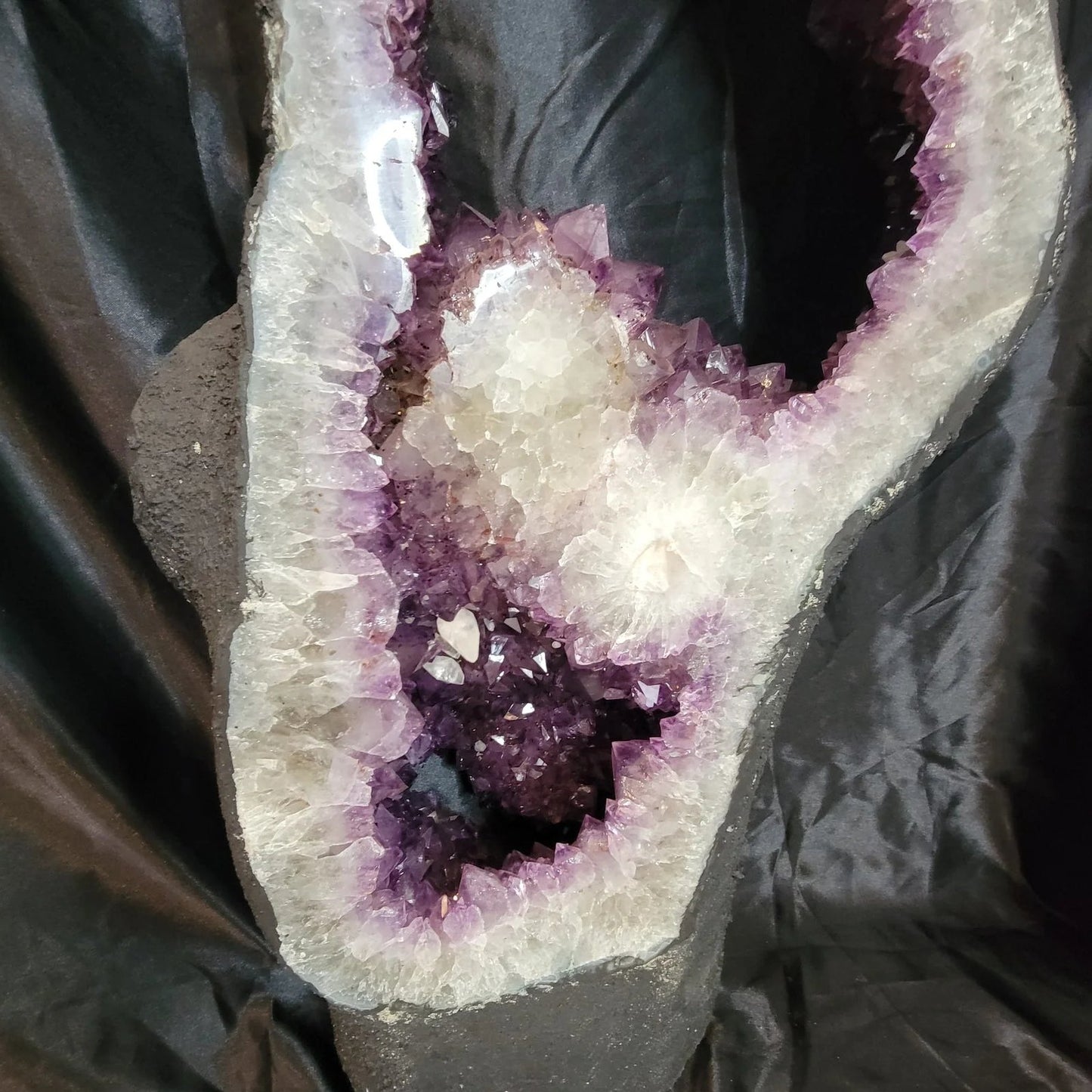 Amethyst Portal Window Amethyst Geode Polished 30" 76cm 16.3lbs 7.4kg