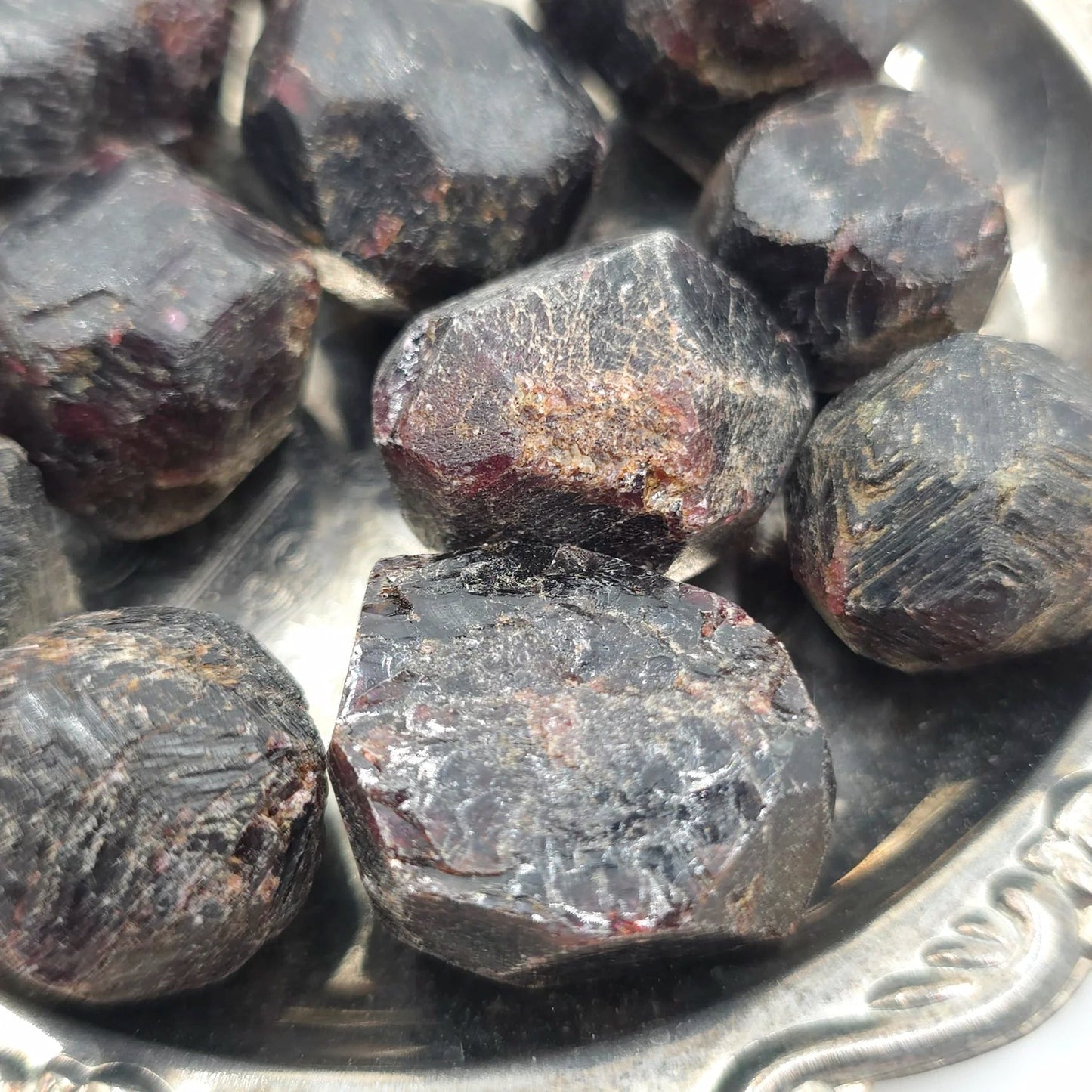 Garnet Rough Stone High Quality Large - Elevated Metaphysical