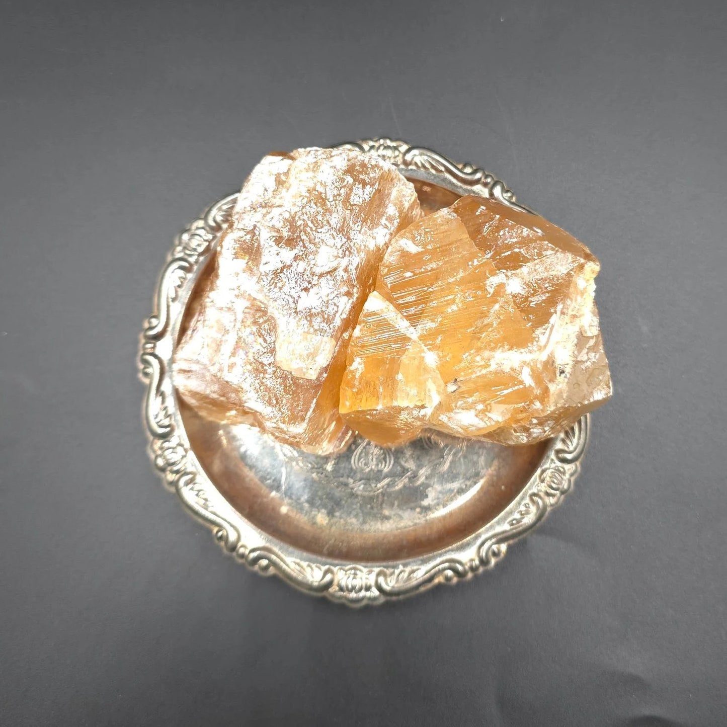 Honey Calcite Rough Stone "Large" - Elevated Metaphysical