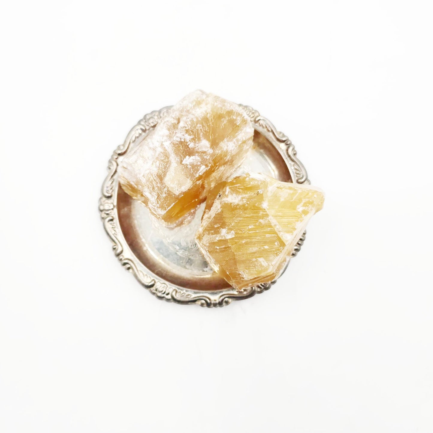 Honey Calcite Rough Stone "Large" - Elevated Metaphysical