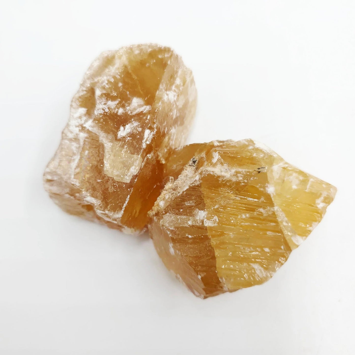 Honey Calcite Rough Stone "Large" - Elevated Metaphysical