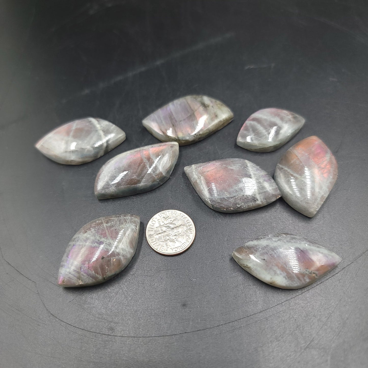 Lab Cabs Labradorite Cabochon Free Form Polished Cut Stone
