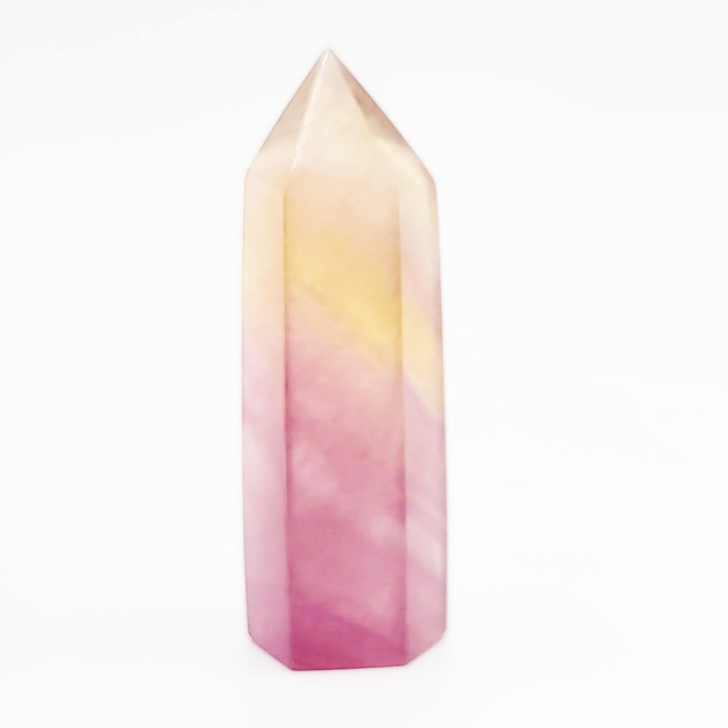 Rainbow Fluorite Tower Point 75mm 3"