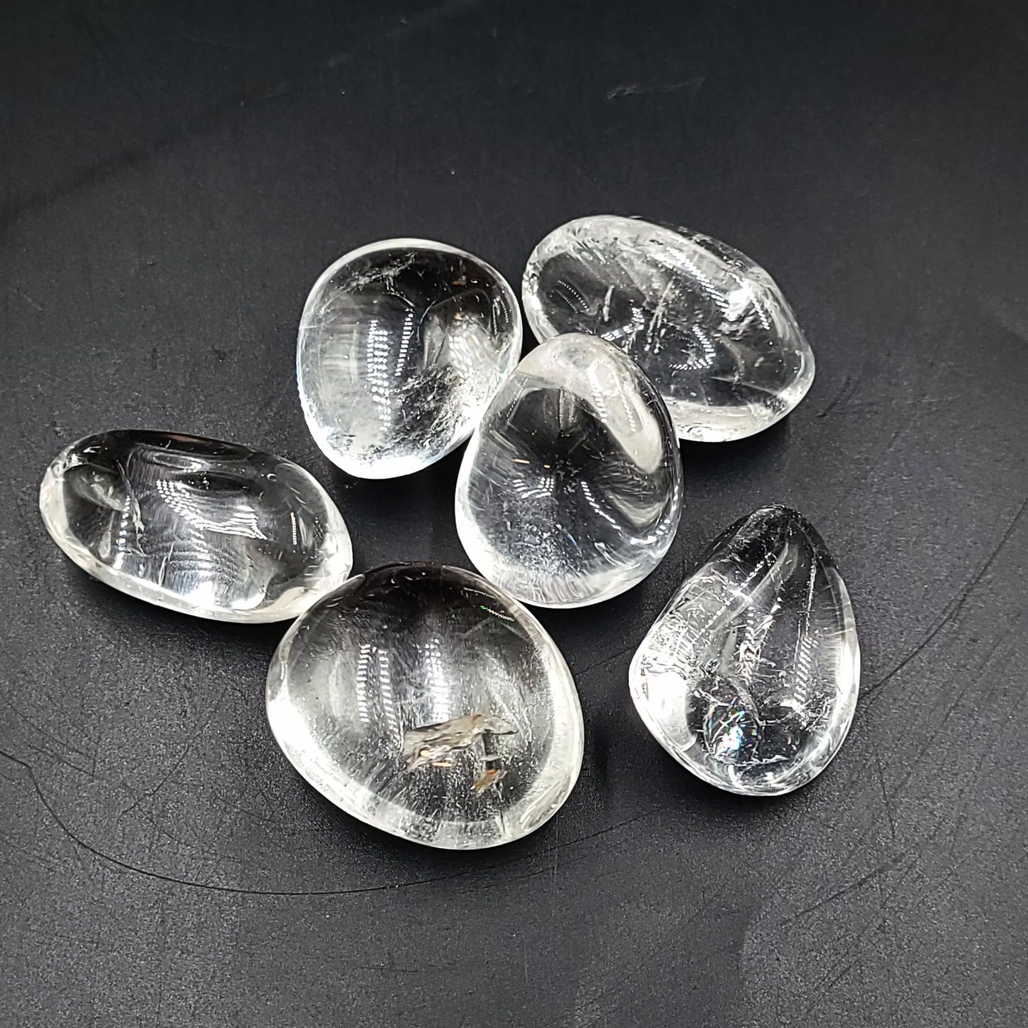 Clear Quartz Tumbled Stone HQ "Large" - Elevated Metaphysical