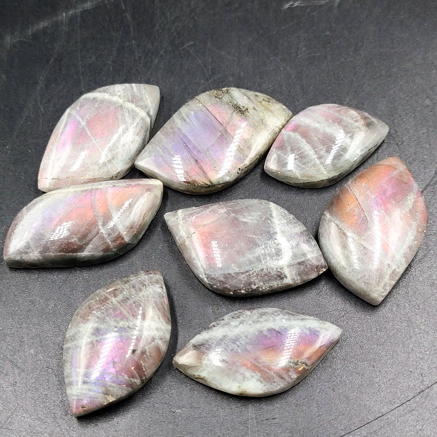 Lab Cabs Labradorite Cabochon Free Form Polished Cut Stone