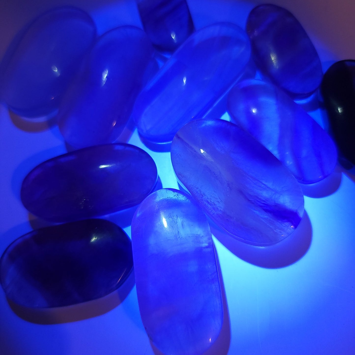 Rainbow Fluorite Palm Stone