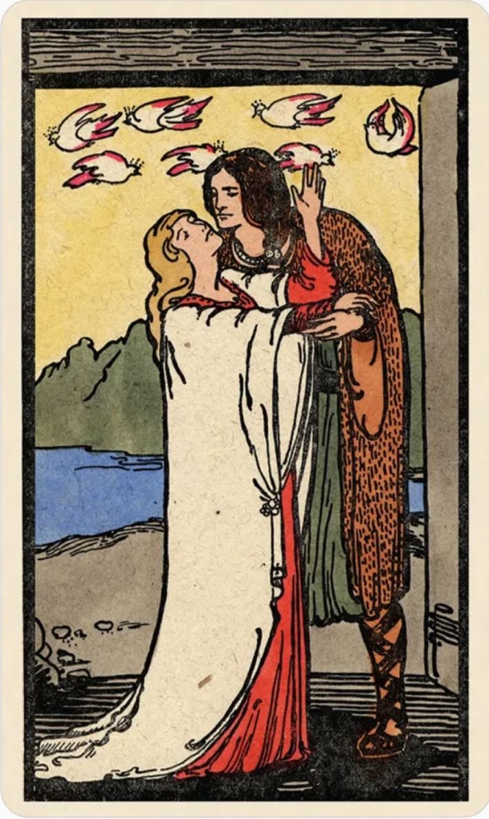 Smith-Waite Tarot Deck Borderless Miniature Edition