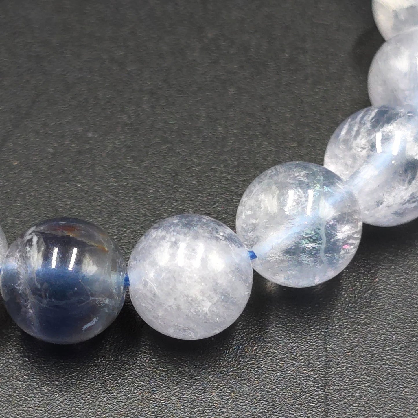 Blue Fluorite Bead Bracelet 8mm - Elevated Metaphysical