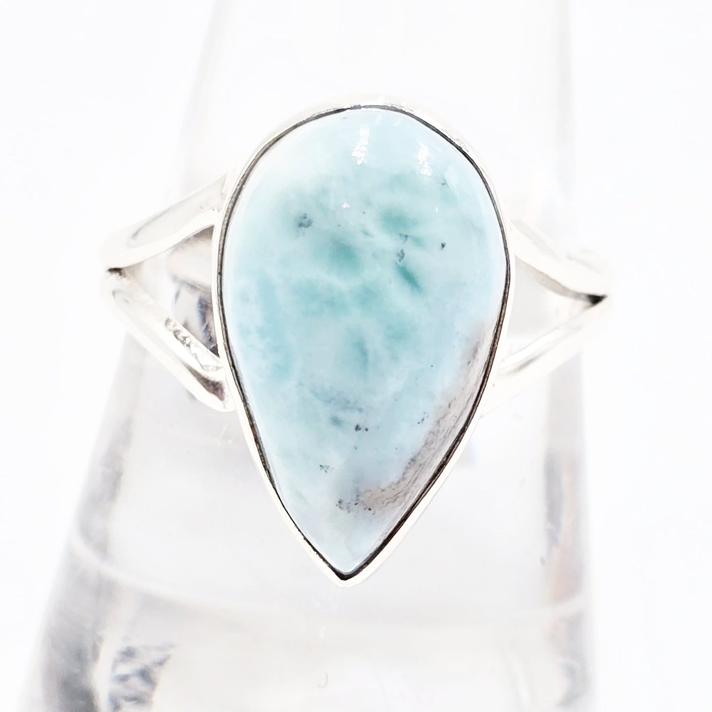 Larimar Ring Sterling Silver Size 9