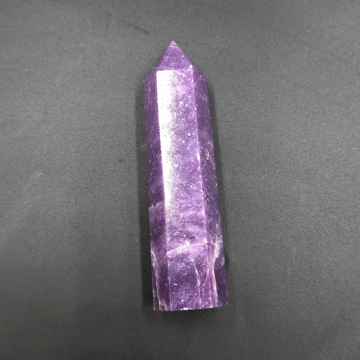 Lepidolite Tower Lepidolite Point 3 1/4" 85mm - Elevated Metaphysical
