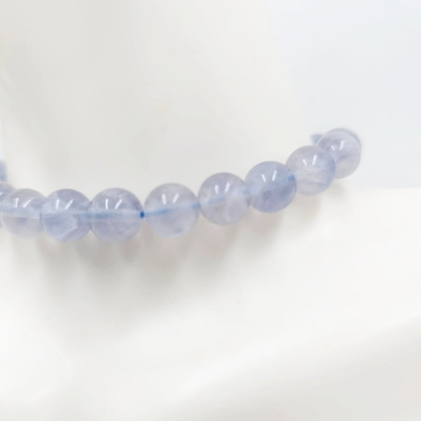 Blue Fluorite Bead Bracelet 8mm - Elevated Metaphysical