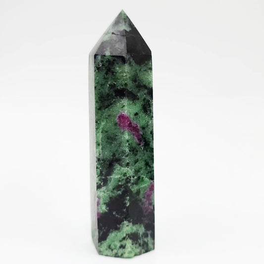 Ruby Zoisite Tower Ruby Zoisite Point 3 1/4" 85mm - Elevated Metaphysical