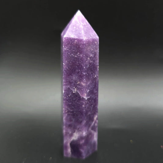 Lepidolite Tower Lepidolite Point 3 1/4" 85mm - Elevated Metaphysical