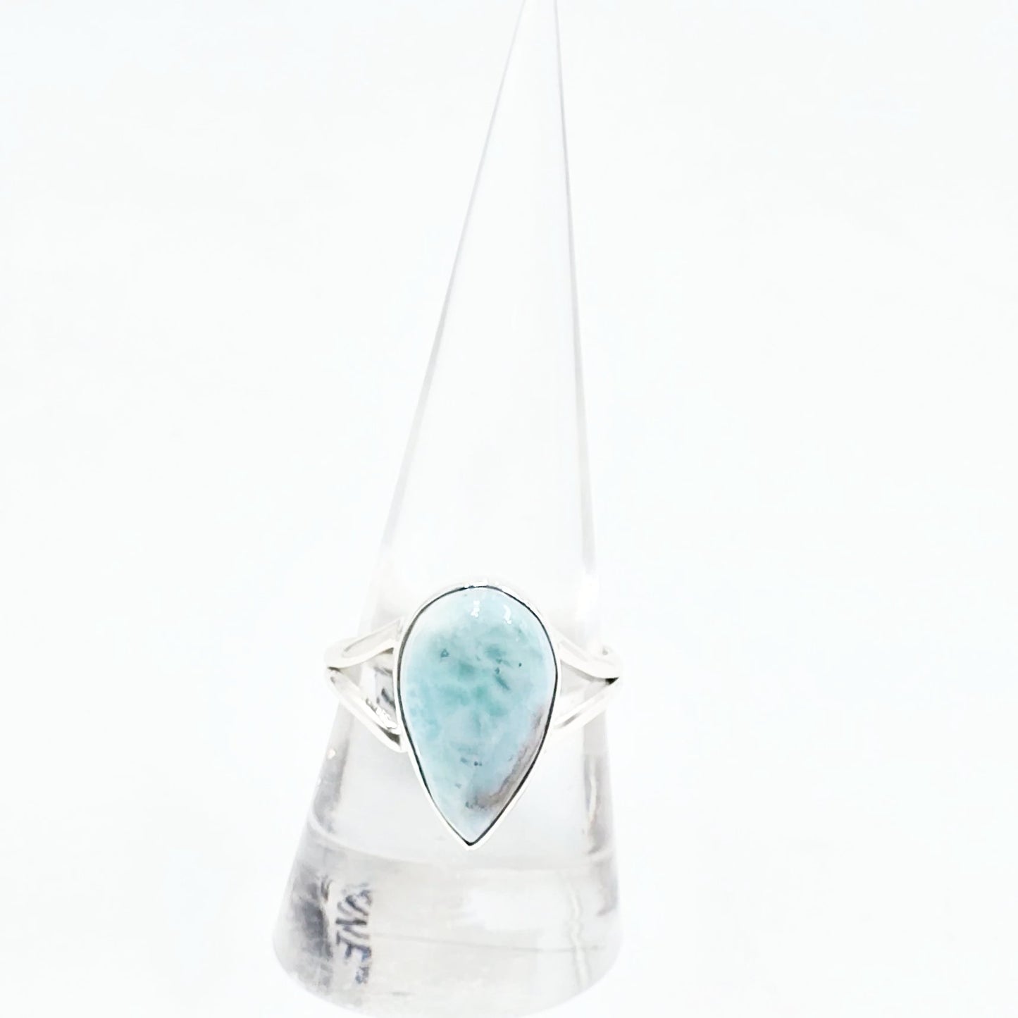 Larimar Ring Sterling Silver Size 9