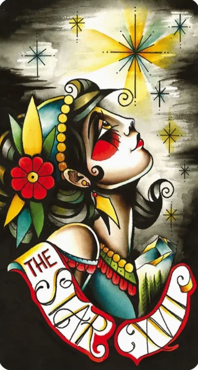 Eight Coins' Tattoo Tarot Borderless Miniature Edition