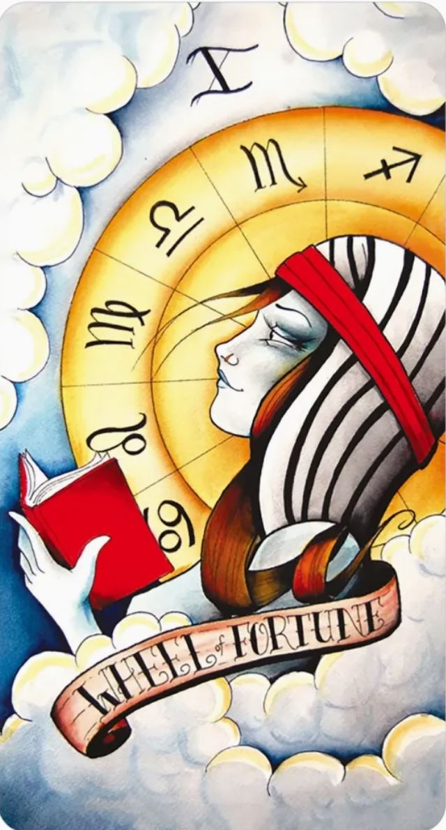 Eight Coins' Tattoo Tarot Borderless Miniature Edition
