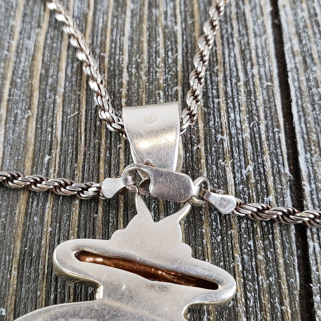 925 stamped sterling silver necklace