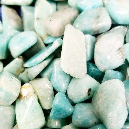 Amazonite Pebble Tumbled Stone Small