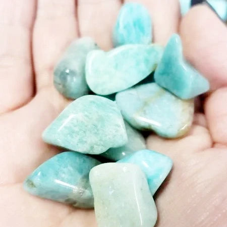Amazonite Pebble Tumbled Stone Small