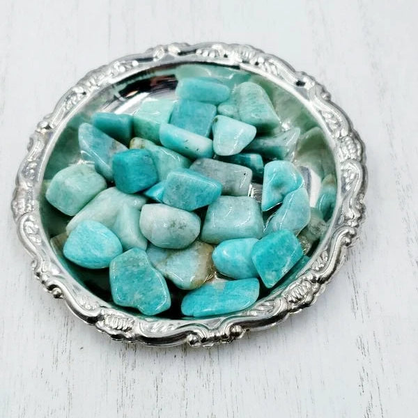 Amazonite Pebble Tumbled Stone Small
