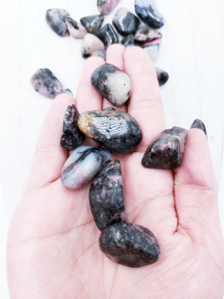 Rhodonite Tumbled Stone