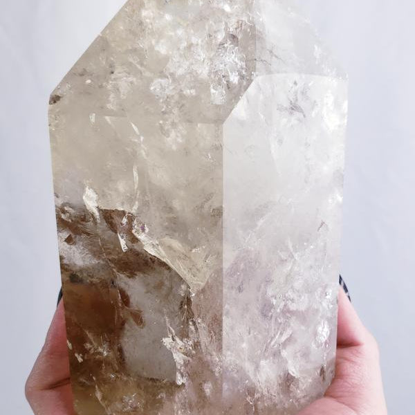 Large Smoky Quartz Polished Crystal Point