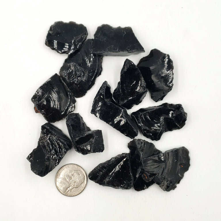 Black Obsidian Rough Stone