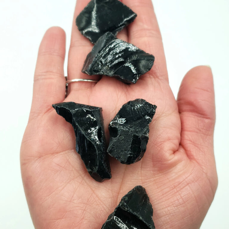 Black Obsidian Rough Stone