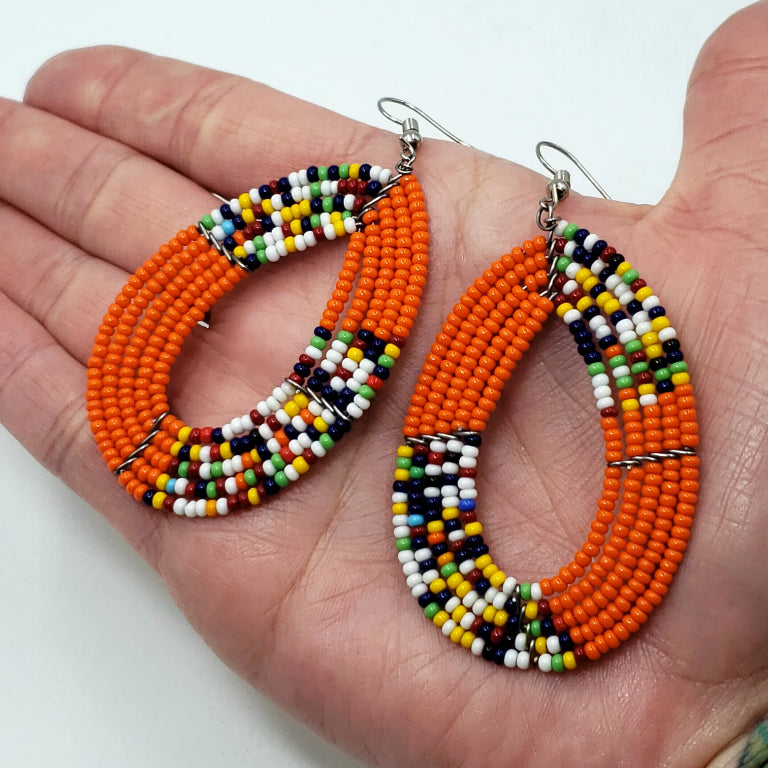 Beaded Earrings Handmade Fashion Jewelry