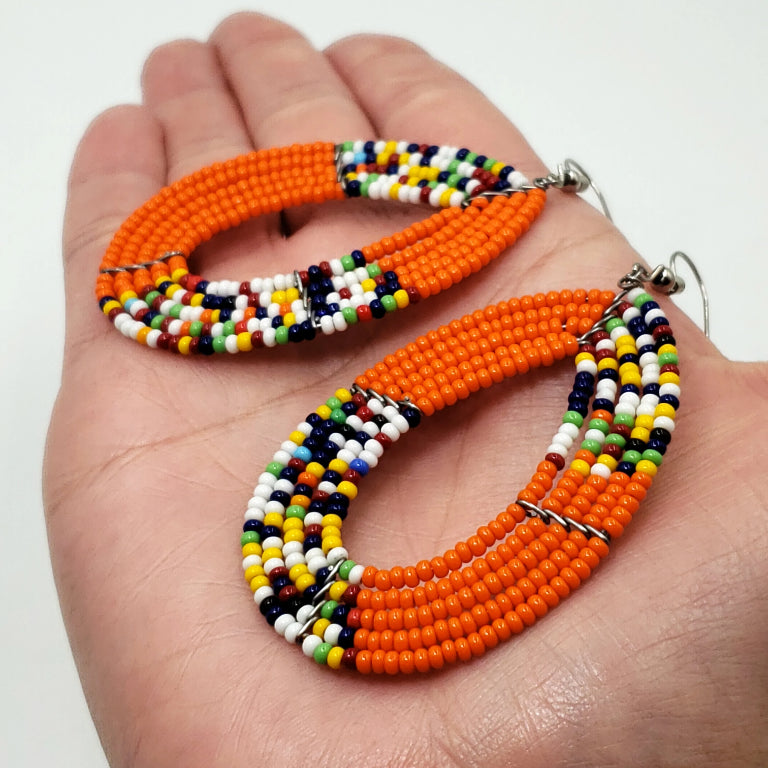 Beaded Earrings Handmade Fashion Jewelry