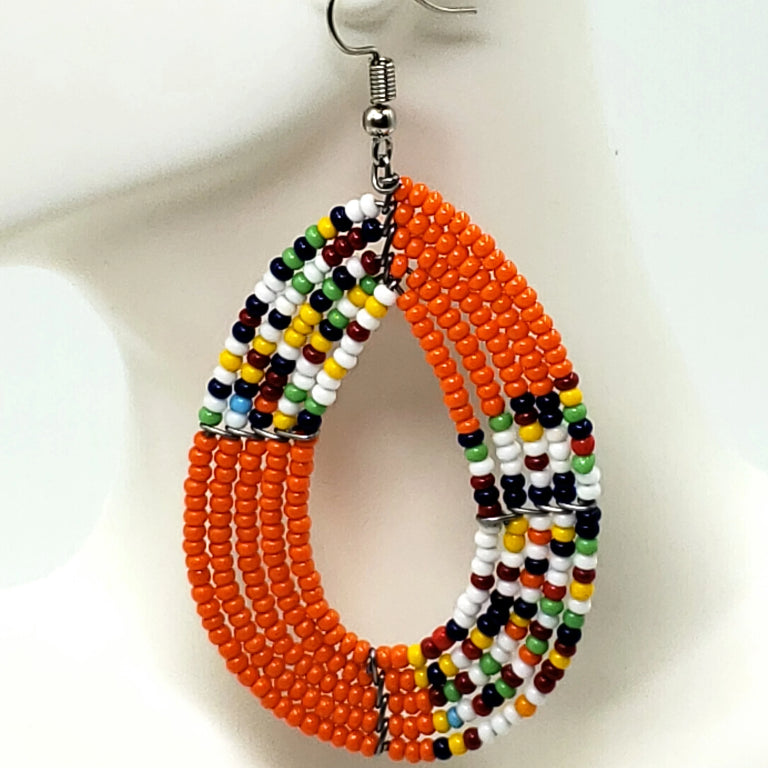 Beaded Earrings Handmade Fashion Jewelry
