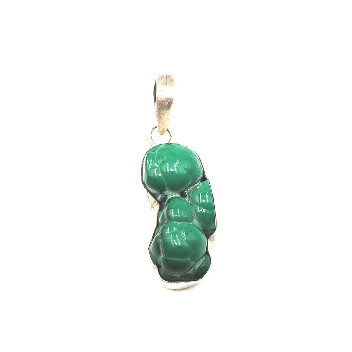 Malachite Sterling Silver Pendant