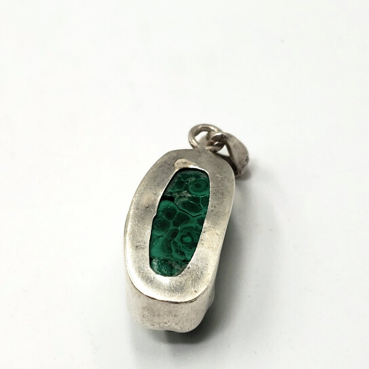 Malachite Sterling Silver Pendant