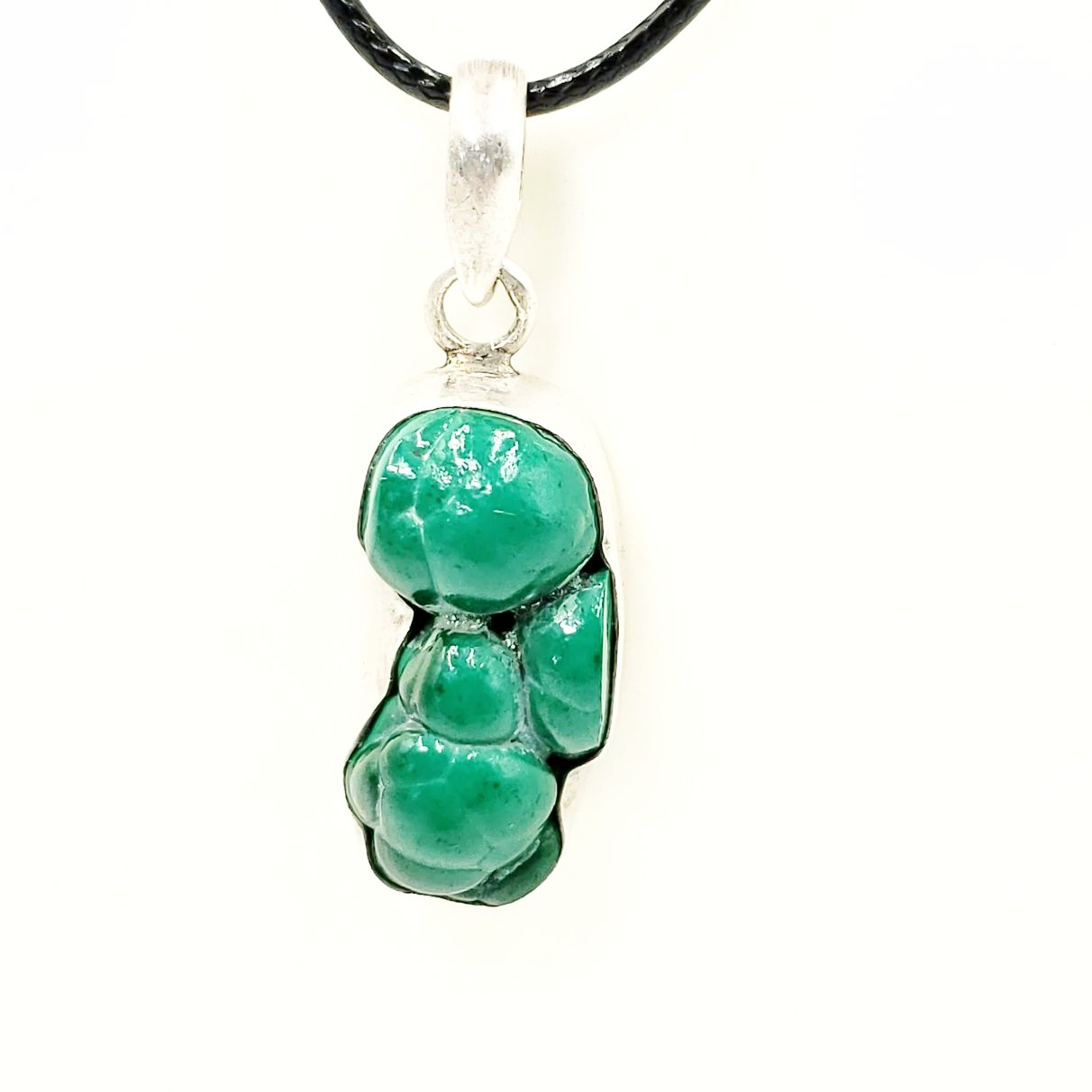 Malachite Sterling Silver Pendant