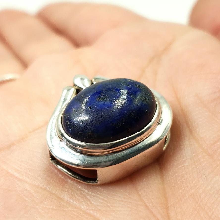 Lapis Lazuli Sterling Silver Pendant