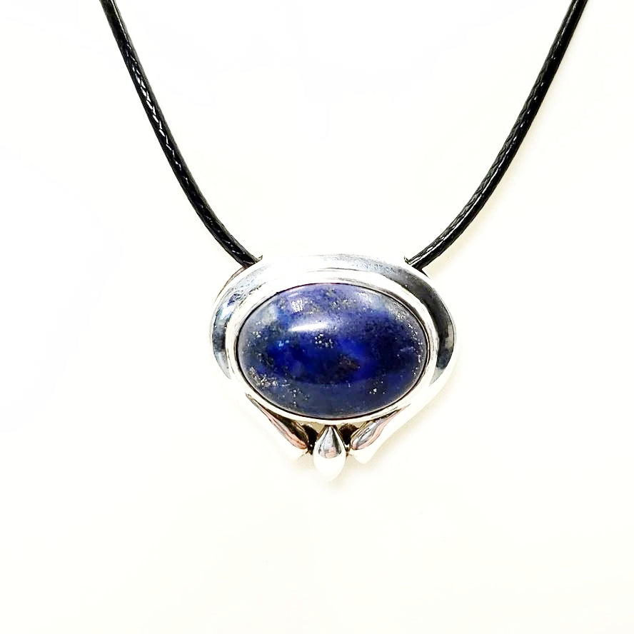 Lapis Lazuli Sterling Silver Pendant