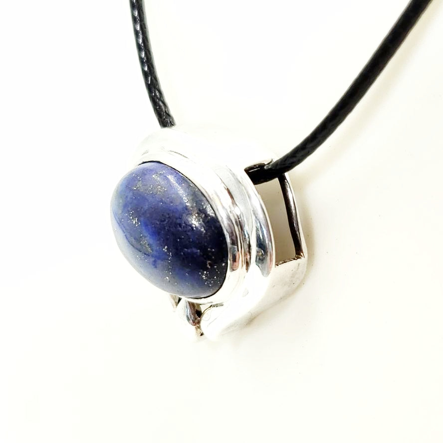 Lapis Lazuli Sterling Silver Pendant