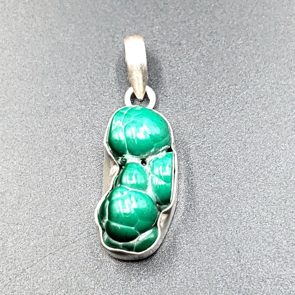 Malachite Sterling Silver Pendant