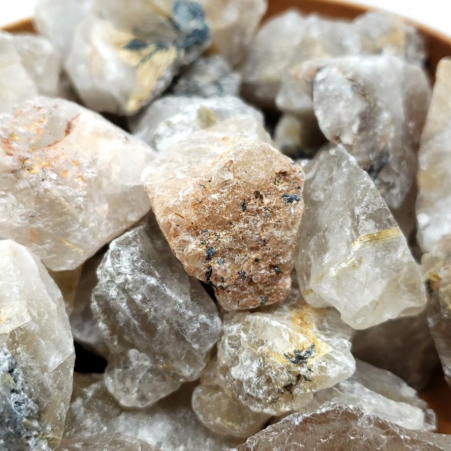 Rutilated Quartz Rough Stone