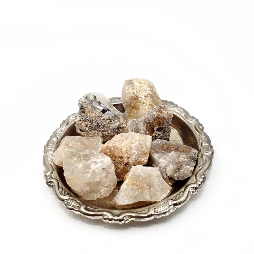 Rutilated Quartz Rough Stone