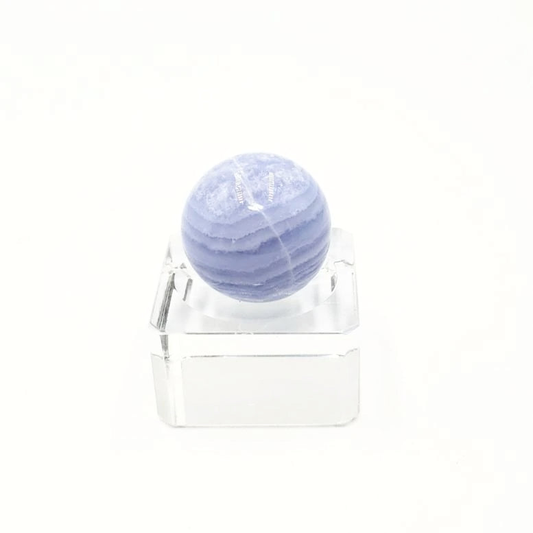 Blue Lace Agate Sphere 29.1 mm 33.5 g