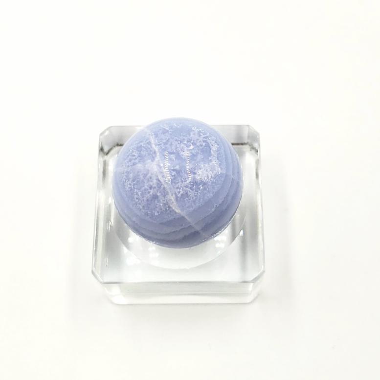 Blue Lace Agate Sphere 29.1 mm 33.5 g