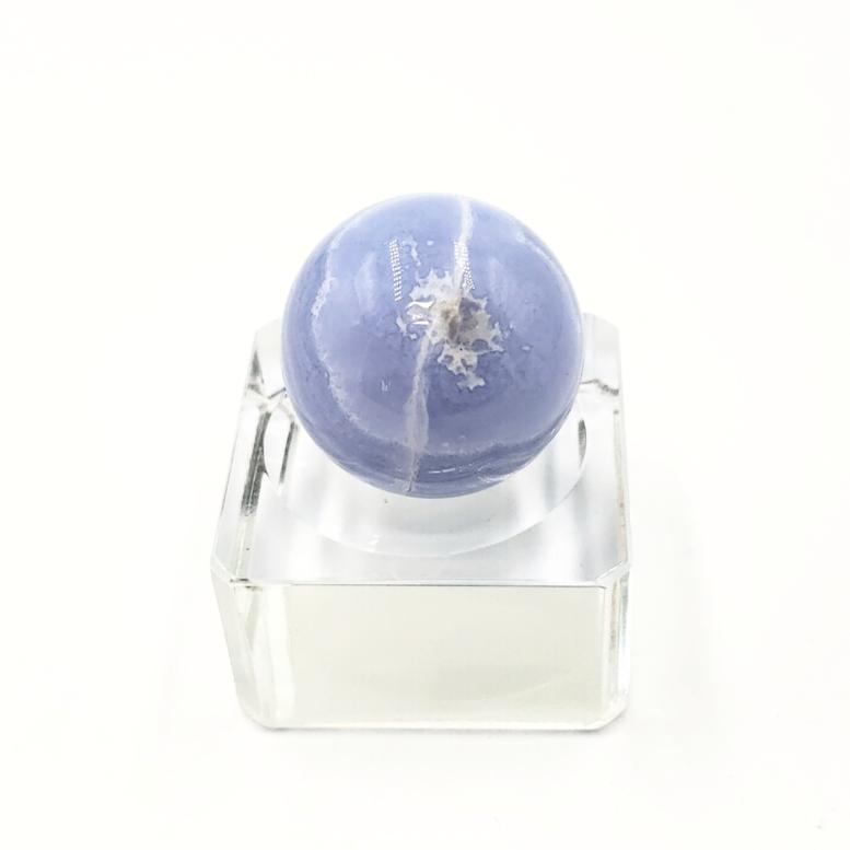 Blue Lace Agate Sphere 29.1 mm 33.5 g